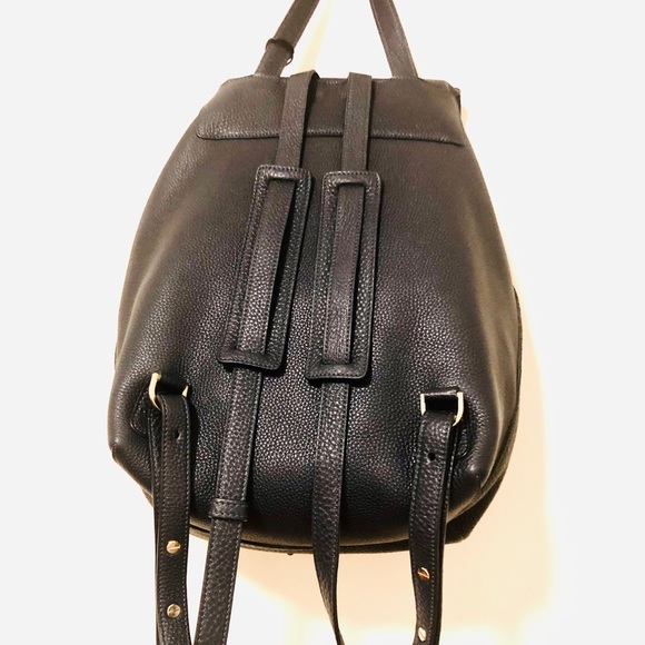 Mansur Gavriel Tumbled Leather Backpack - Picture 3 of 5